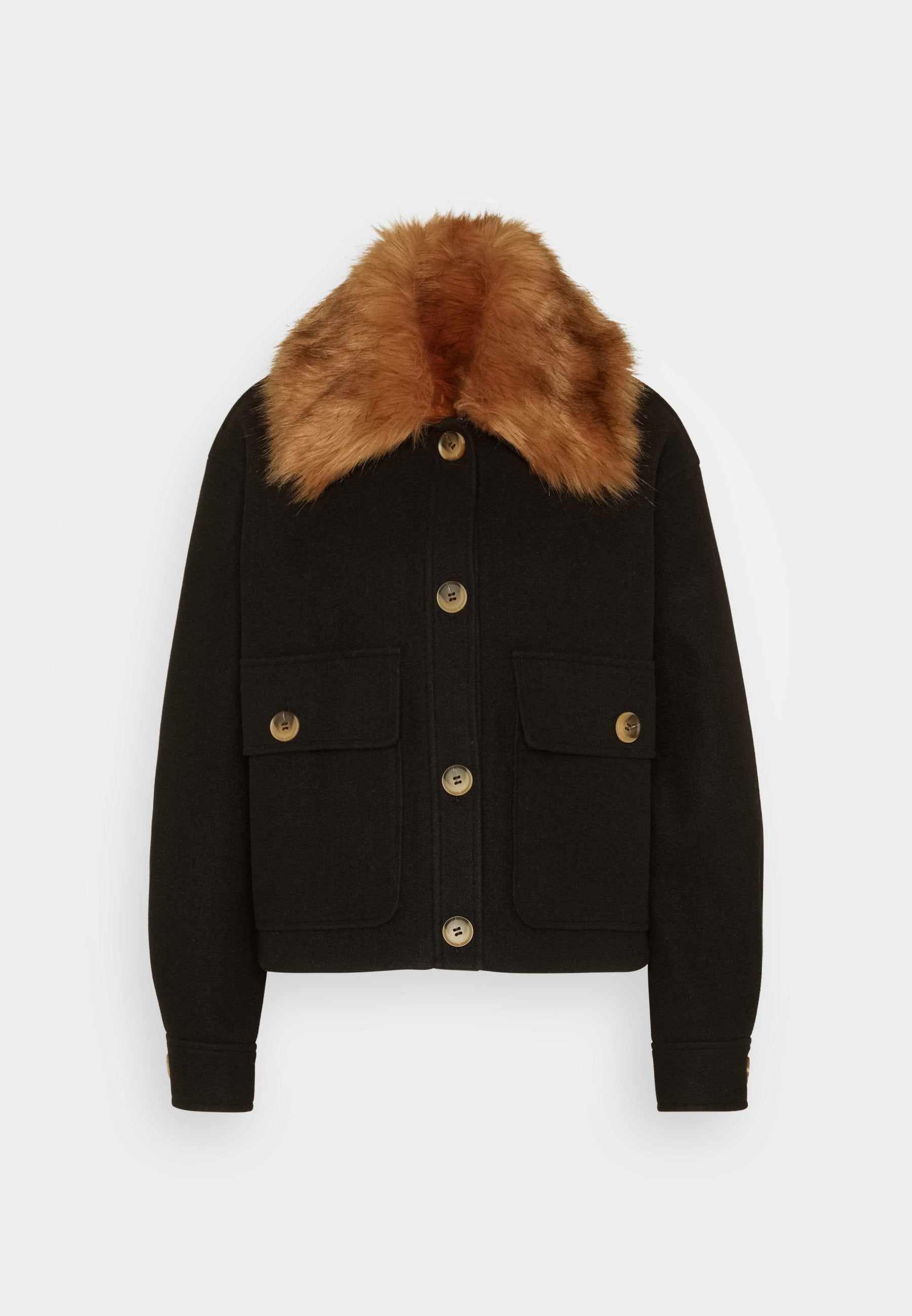 ONLEMMA SHORT FUR SHACKET Media 1