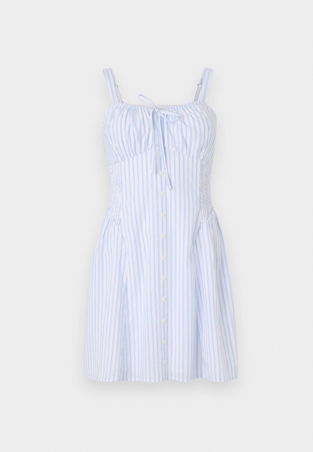 Hollister Co. BARE SOFIA DROP WAIST BUTTON FRONT MINI DRESS