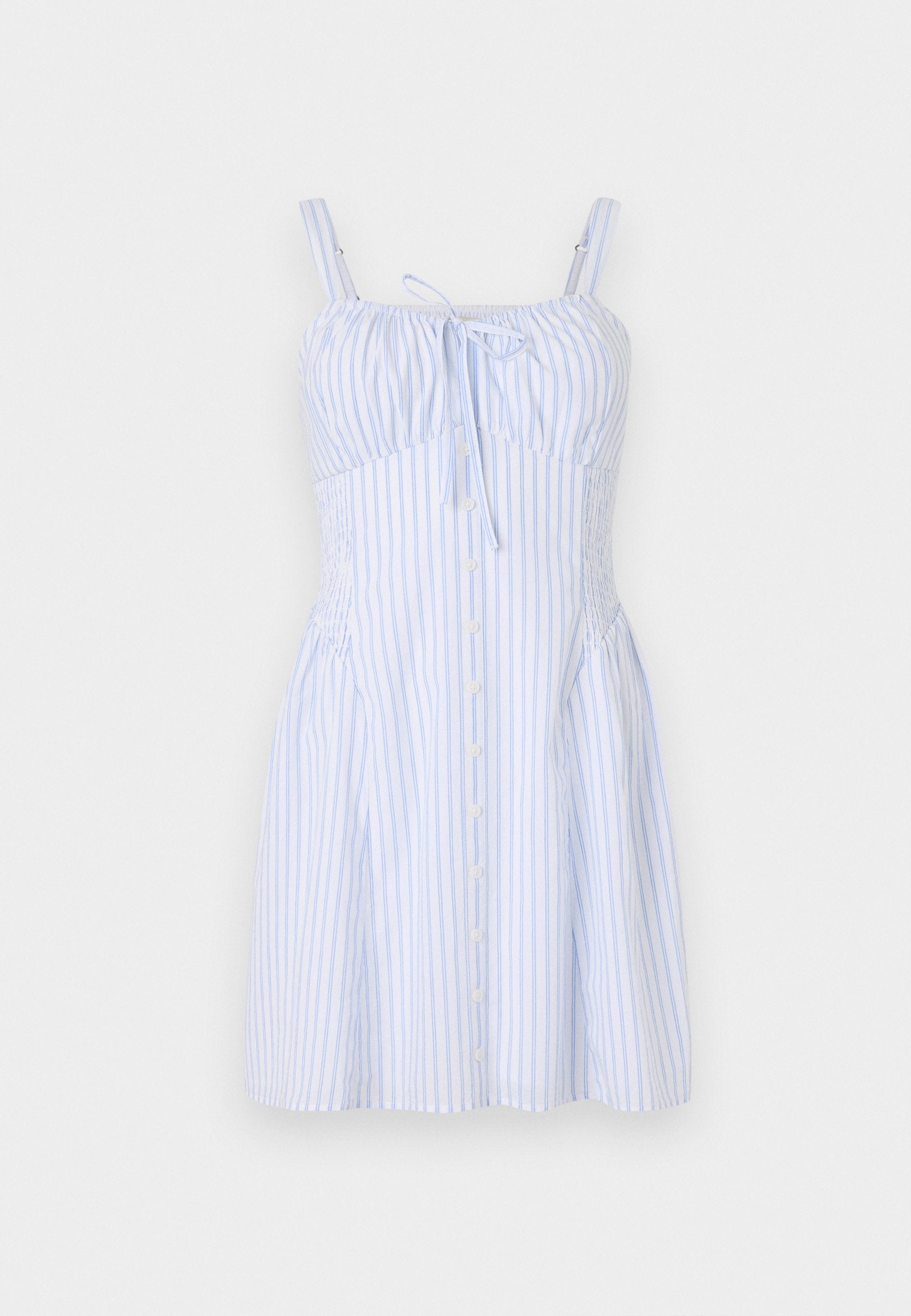 Hollister Co. BARE SOFIA DROP WAIST BUTTON FRONT MINI DRESS