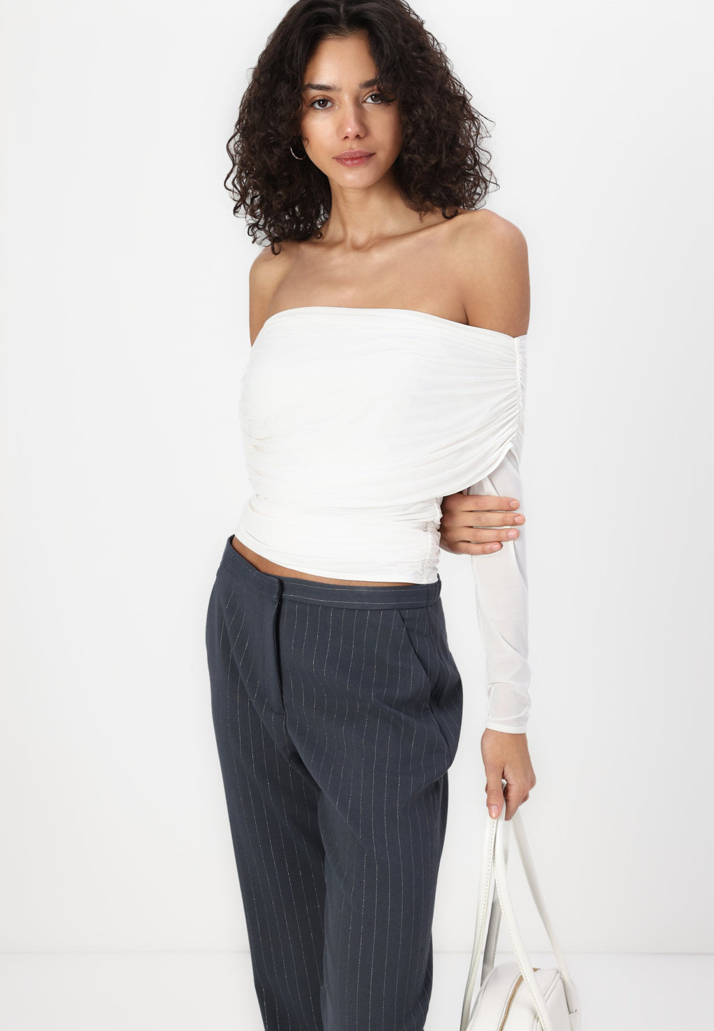 Abercrombie & Fitch Asymmetrical Foldover Top
