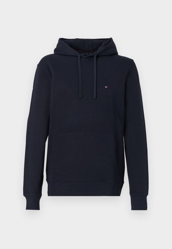 Tommy Hilfiger FLAG EMBROIDERY TERRY DRAWSTRING HOODY - Hoodie - desert sky