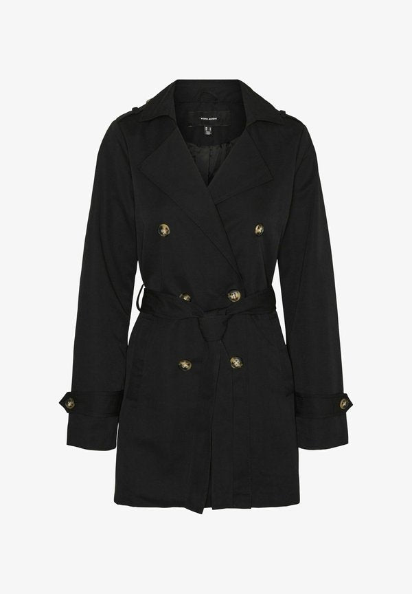 Vero Moda Curve VMCHLOE - Trenchcoat - black