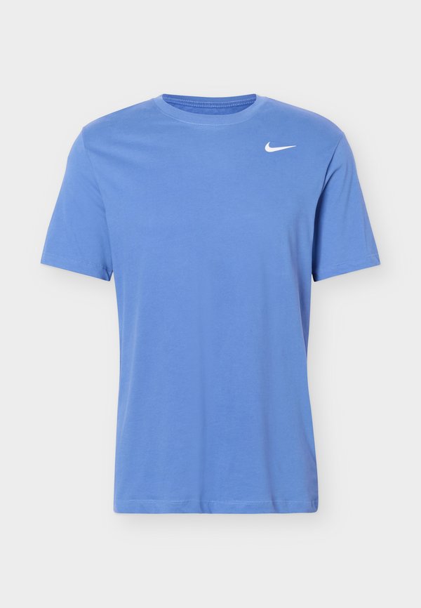 Nike Performance TEE CREW SOLID - Sports T-shirt - indigo storm/white