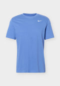 Nike Performance TEE CREW SOLID - Sports T-shirt - indigo storm/white
