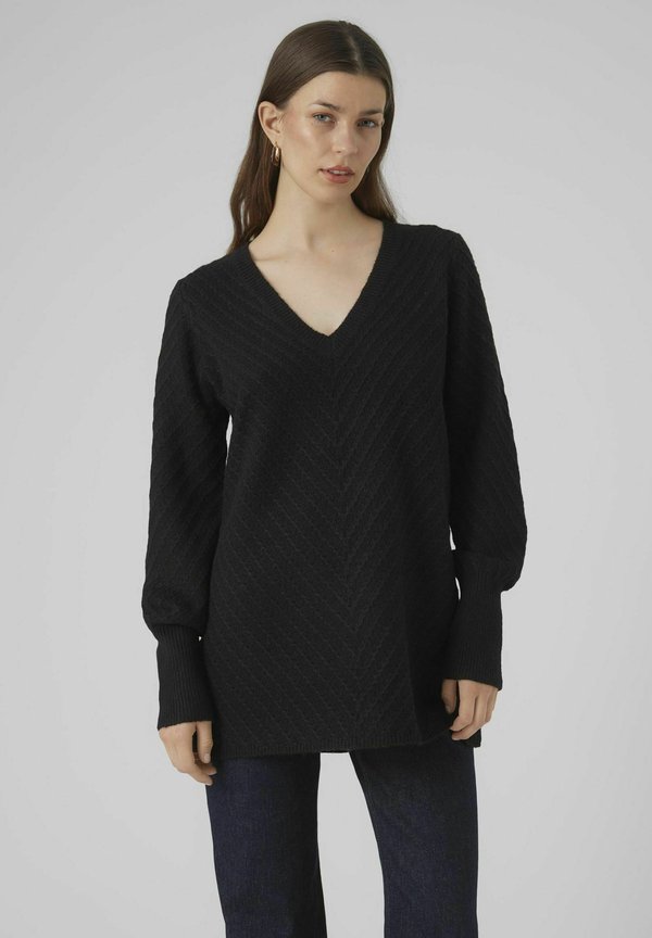 Vero Moda Knitted VMANJASTINNA Knitted - Jumper - black