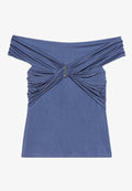 Anna Field OFF SHOULDER DRAPED TOP