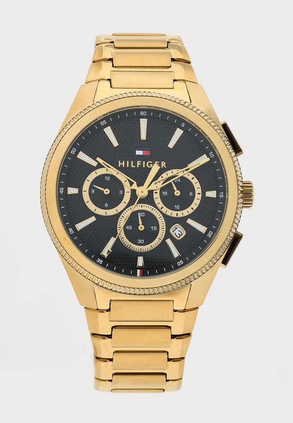 Tommy Hilfiger Chronograph watch - gold-coloured/black