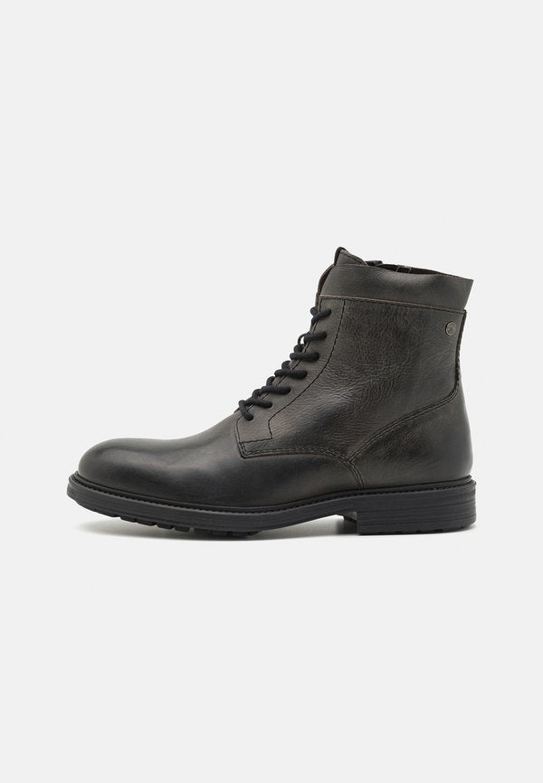 Jack & Jones JFWDELANEY BOOT - Lace-up ankle boots - anthracite