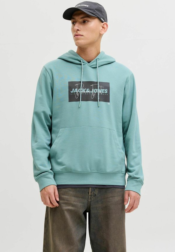 Jack & Jones Hoodie - mineral blue