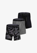 Under Armour PERFORMANCE TECH 3 PACK - Boxer briefs - neo camo black / black / castlerock heather
