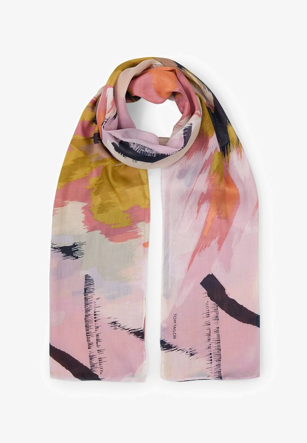 TOM TAILOR TOM TAILOR ACCESSOIRE SCHAL MIT BLUMENMUSTER - Scarf - abstract big flower scarf