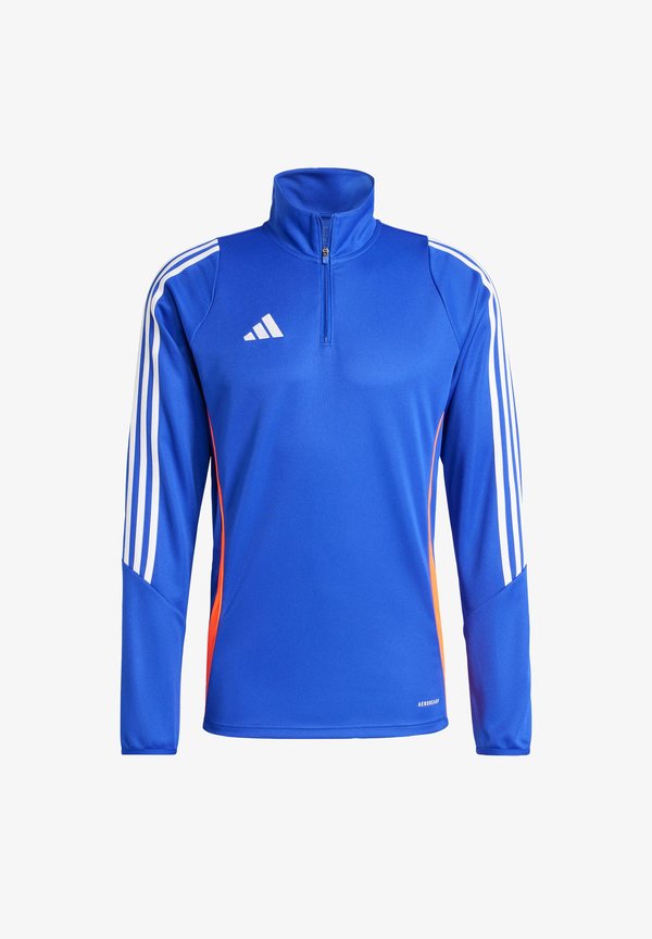adidas Performance TIRO24 TRAINING TOP - Long sleeved top - lucid blue/white/app solar red