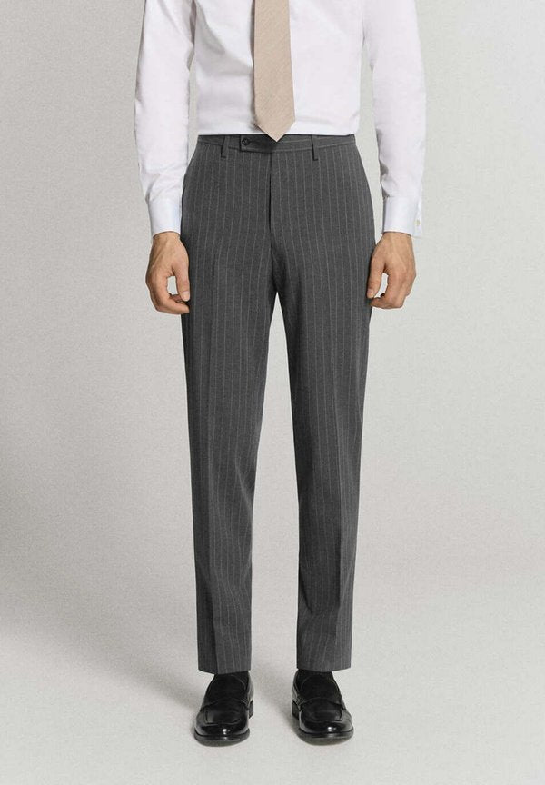 Mango ADULT - Suit trousers - grey