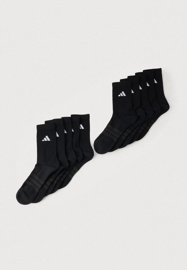 adidas Performance ESSENTIALS CUSHIONED CREW SOCK 10PP - Sports socks - black/white