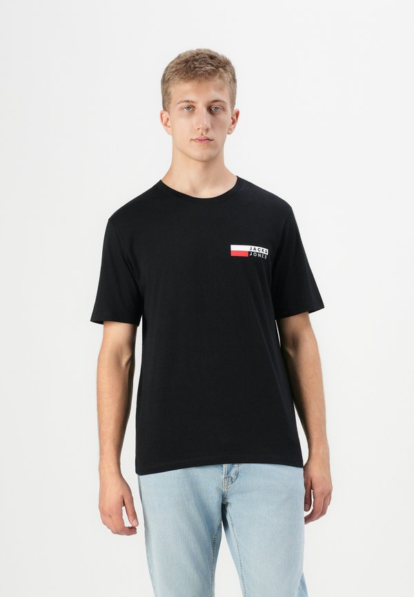 Jack & Jones Logo - Print T-shirt - black