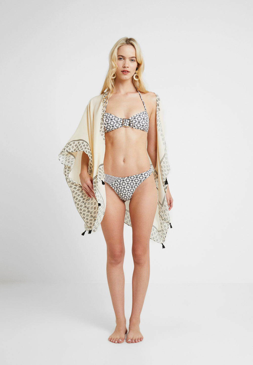 River Island GEO BUCKLE FRONT BANDEAU