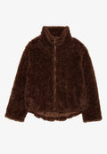 UNISEX OVERSIZED FIT FAUX FUR LIGHT JACKET Media 1