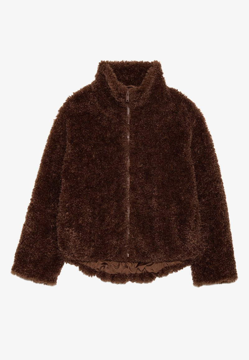 UNISEX OVERSIZED FIT FAUX FUR LIGHT JACKET Media 1