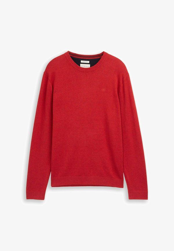TOM TAILOR TOM TAILOR PULLOVER STRICKPULLOVER - Jumper - salsa red non-solid