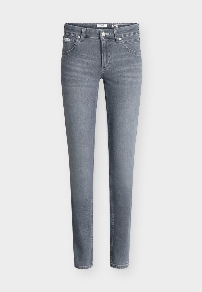 ALVA, DENIM TROUSERS, MID WAIST, SLIM LEG Media 1