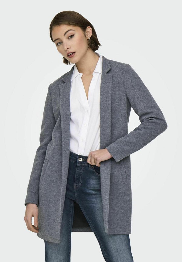 ONLY igan ONLSOHO-NORMA - Classic coat - medium grey melange