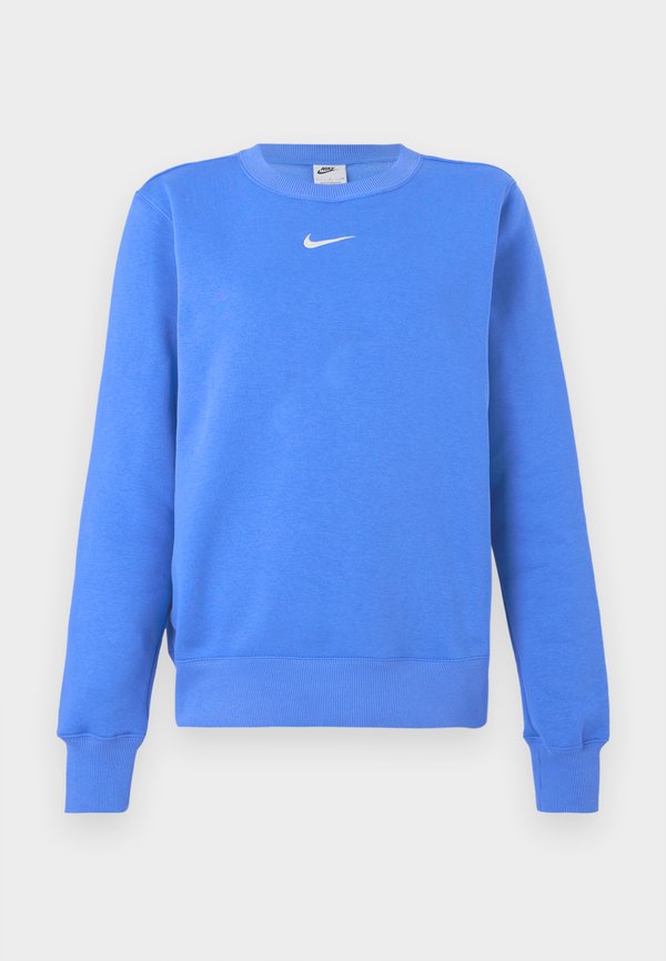 Nike Sportswear W NSW PHNX FLC STD CREW - Sweatshirt - medium blue/sail