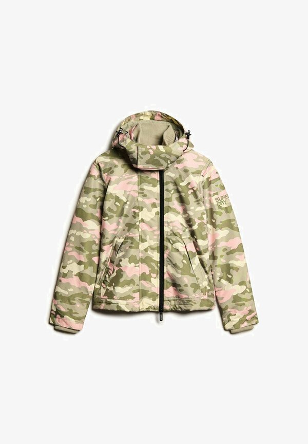 Superdry & Co Winter jacket - seagrass green pink camo