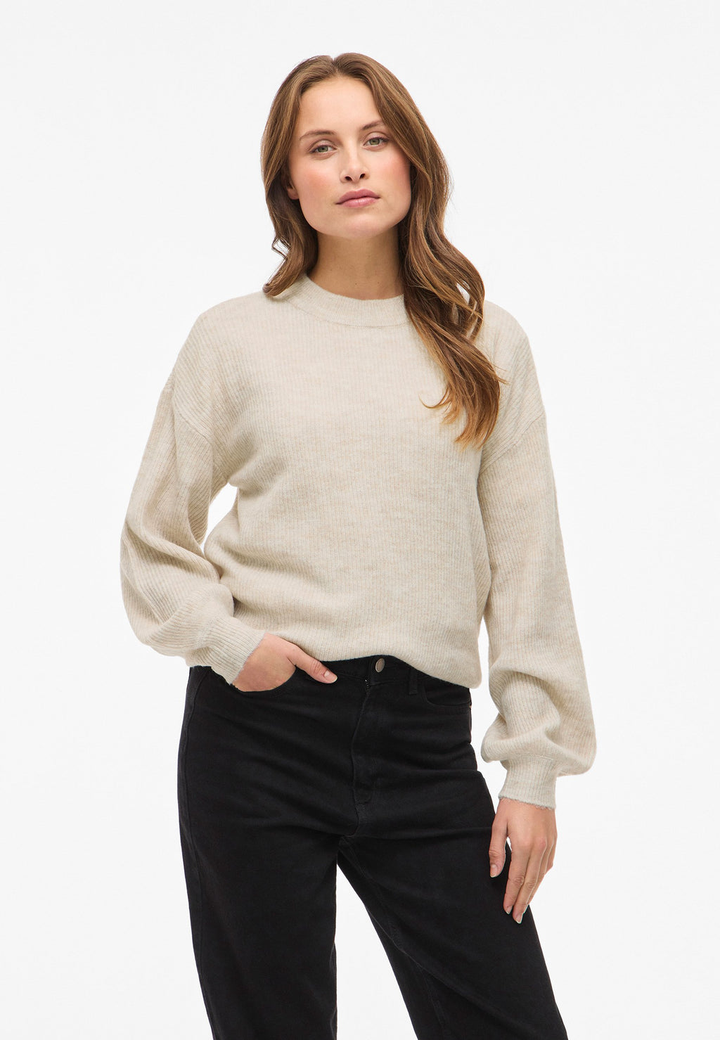 VILA Knitted VIVIOLI Round neck