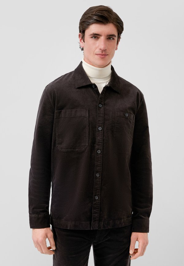 s.Oliver Summer jacket - dunkelbraun