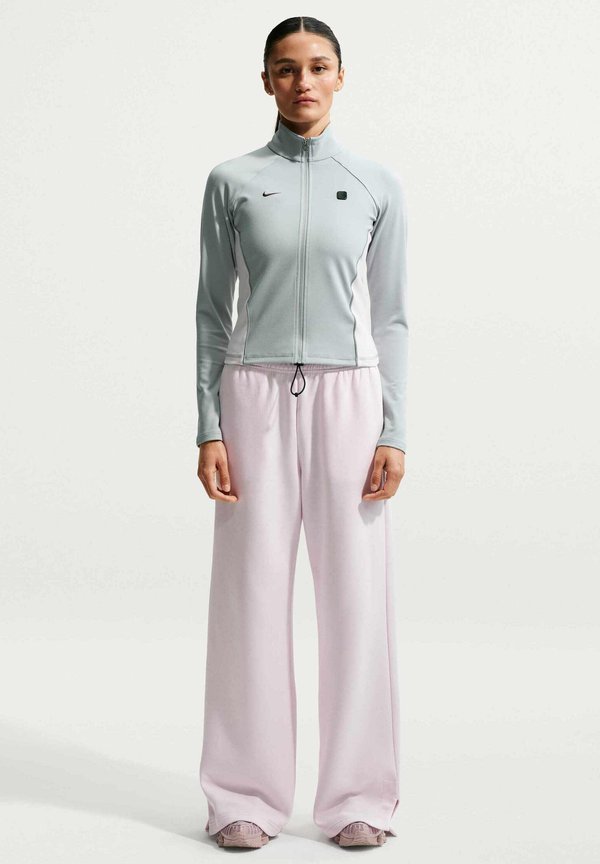Nike Sportswear NIKE SPORTSWEAR WOMEN'S FULL-ZIP LONG-SLEEVE TOP SPORTSWEAR - Training jacket - wolf grey pearl pink