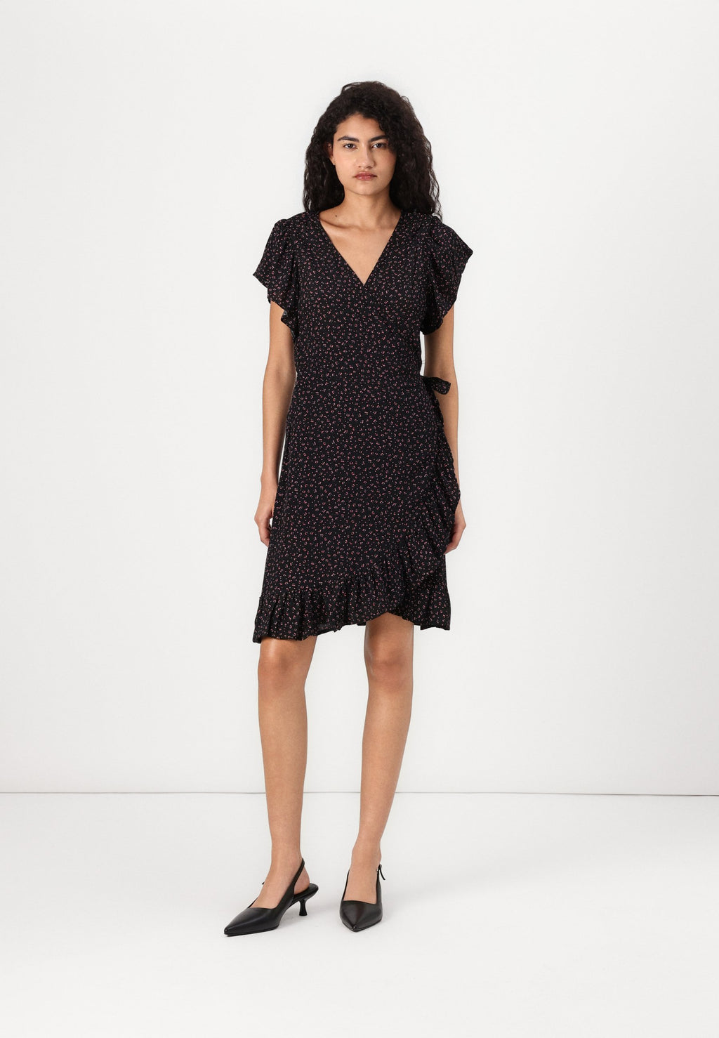 VILA VIABIA WRAP DRESS