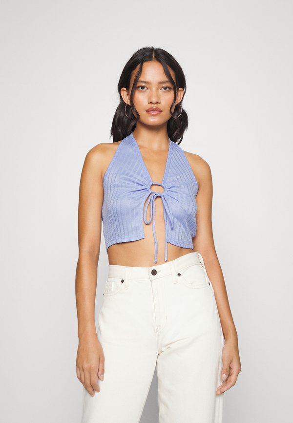 IN THE STYLE TIE FRONT CROP