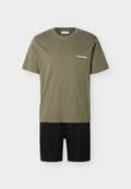 Jack & Jones Loungewear set 2-pack Plain Loungewear set - Pyjama set - grape leaf/black