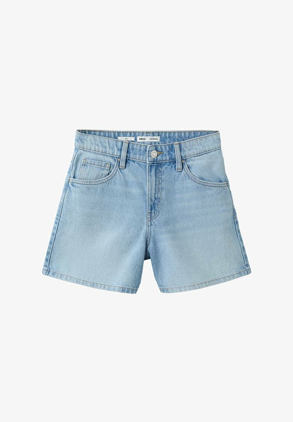 Mango ADULT - Denim shorts - light blue