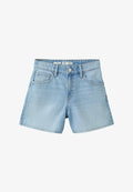 Mango ADULT - Denim shorts - light blue