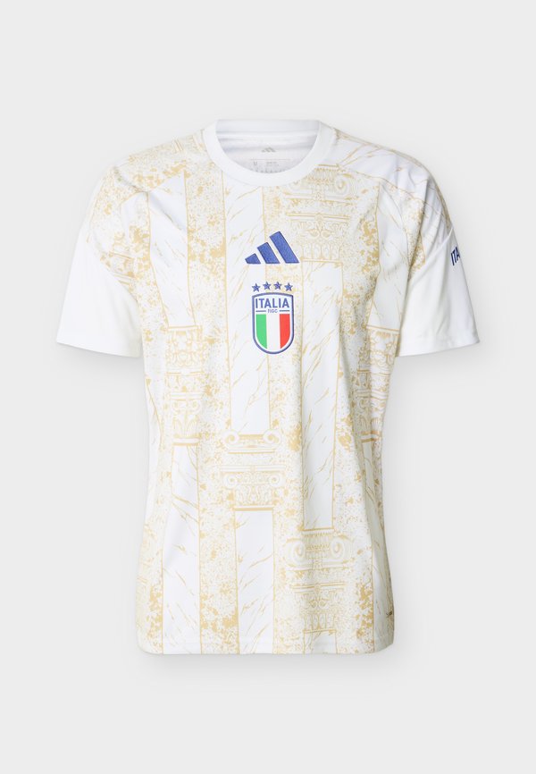 adidas Performance ITALY 26 HOME PRE MATCH - Football jersey - white/hazy beige