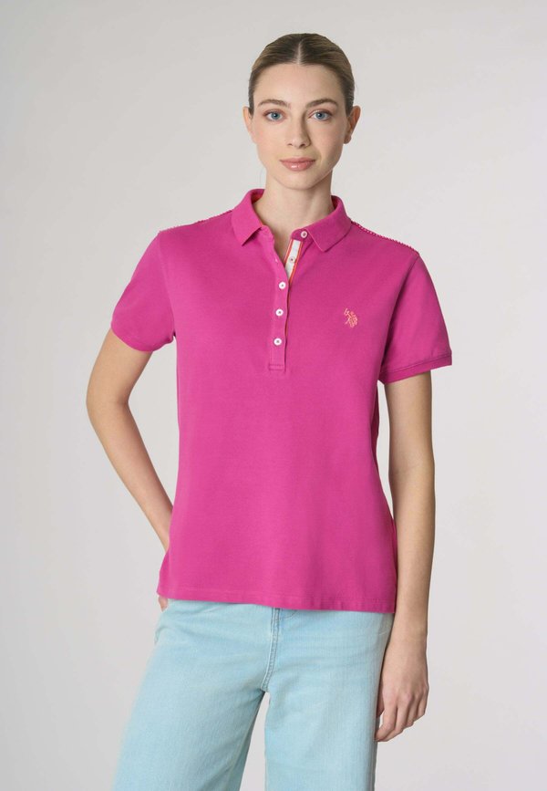 U.S. Polo Assn. MANICHE CORTE STRETCH CON SOTTOCOLLETTO COLORATO