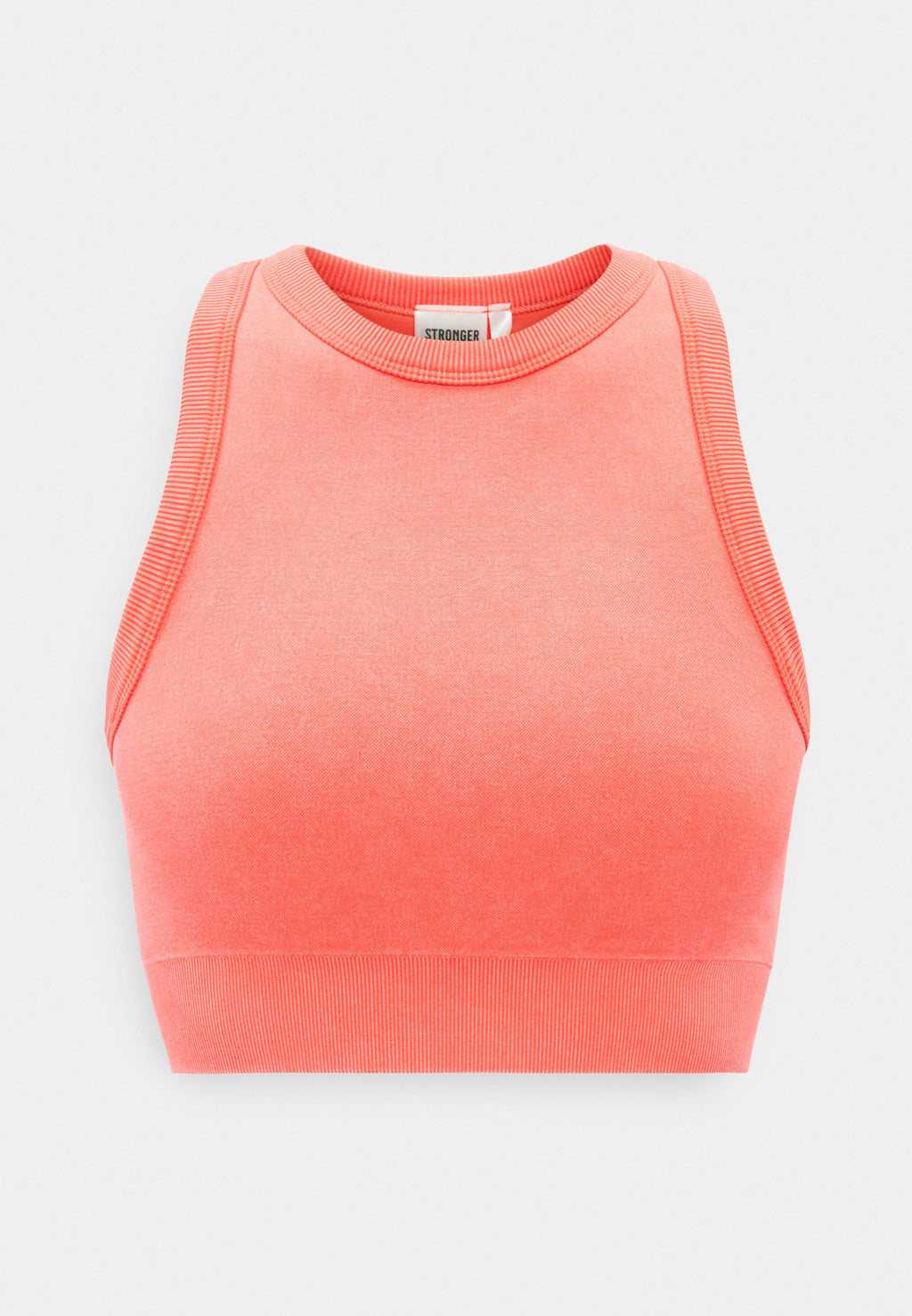 Stronger WASHED SEAMLESS HIGH NECK BRA
