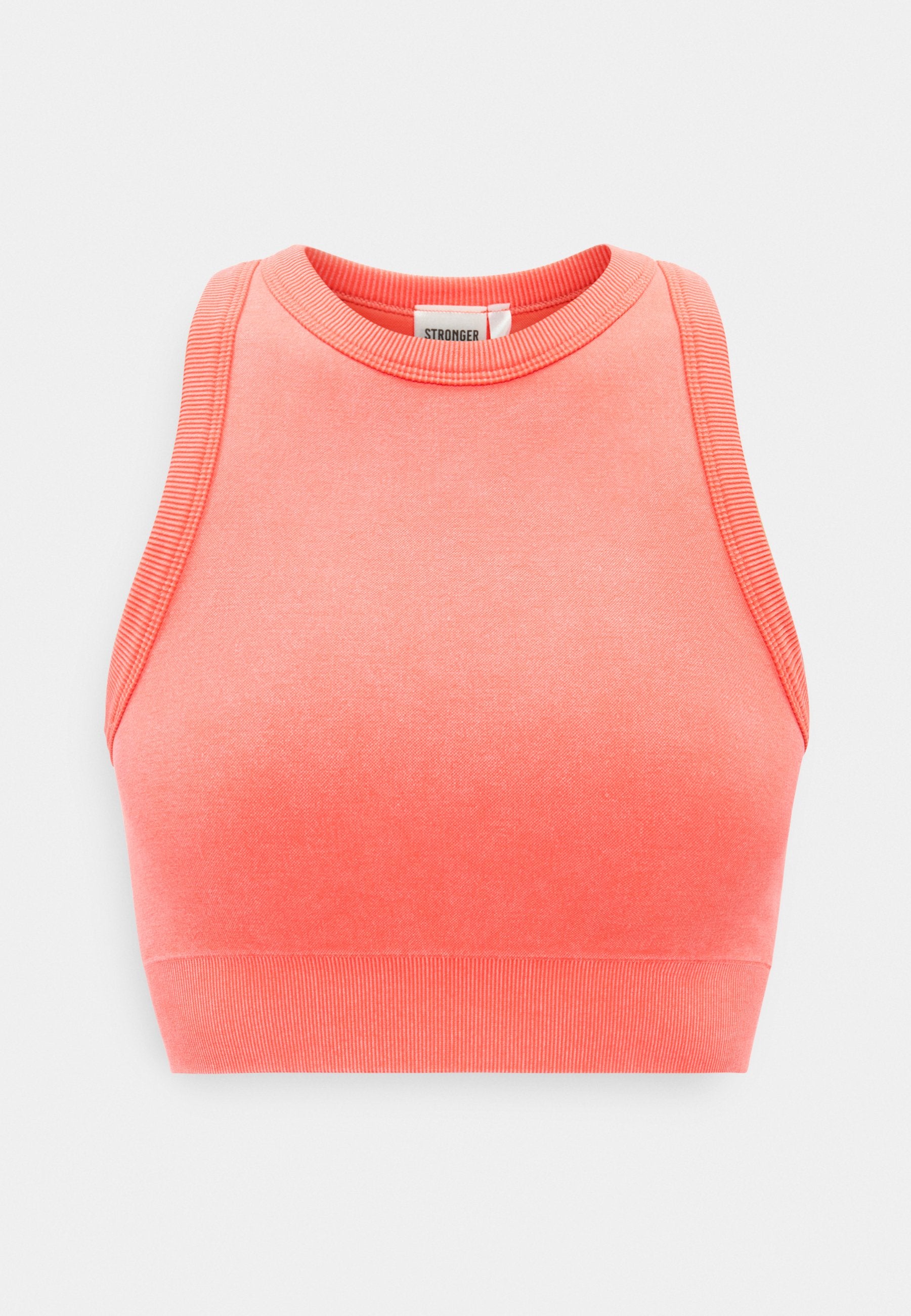 Stronger WASHED SEAMLESS HIGH NECK BRA