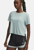 Under Armour EXPLOR TRAIL RUN ULTRA LIGHTWEIGHT - Basic T-shirt - enamel blue (477)