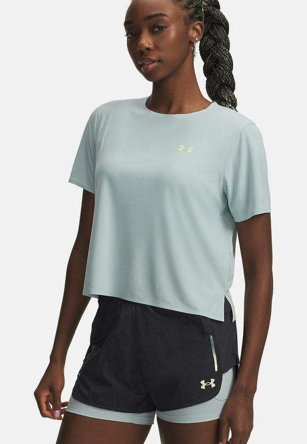 Under Armour EXPLOR TRAIL RUN ULTRA LIGHTWEIGHT - Basic T-shirt - enamel blue (477)