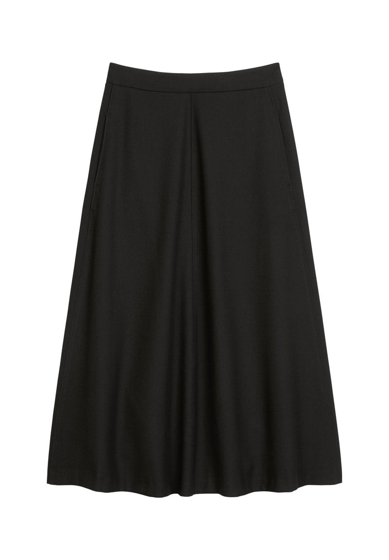 MEDIUM LENGTH, FLARED HEM, WAISTBAND Media 1