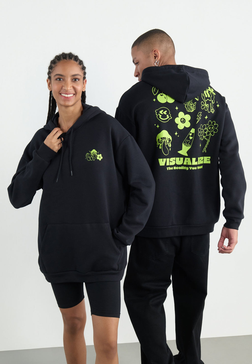 YOURTURN UNISEX RELAXED FIT HOODIE