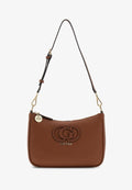 Guess ISOLA LOGO SCHULTERTASCHE - Handbag - braun