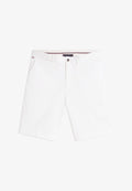 Tommy Hilfiger BROOKLYN SATIN SLIM CHINO SHORTS - Shorts - white
