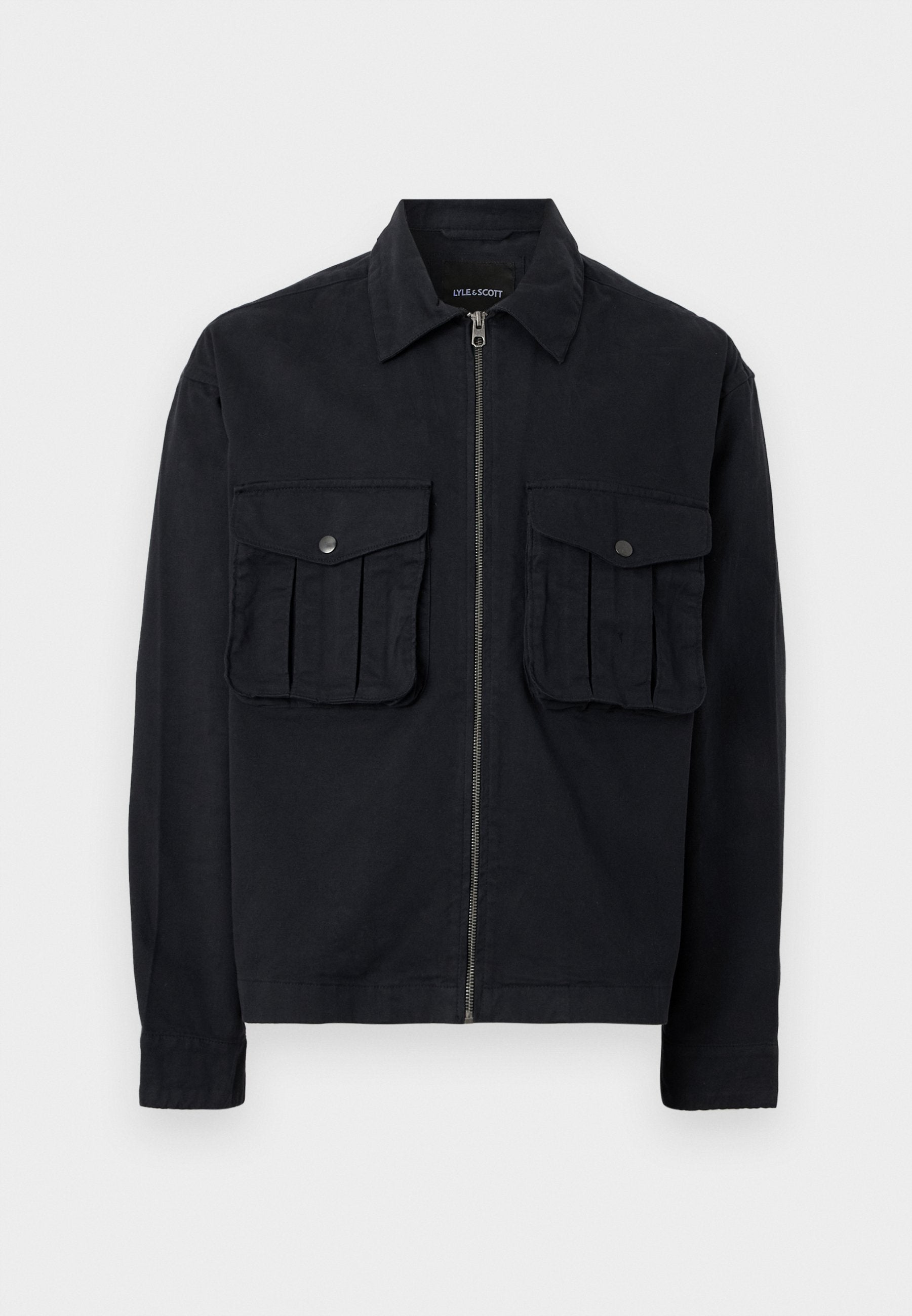 Lyle & Scott CHENILE PATCH SHACKET