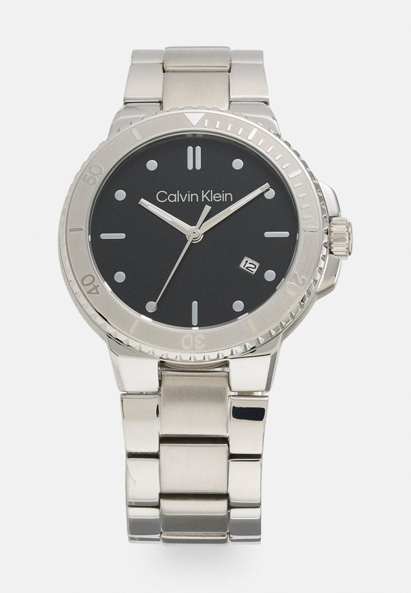 Calvin Klein DIAL BRACELET - Watch - silver-coloured/black