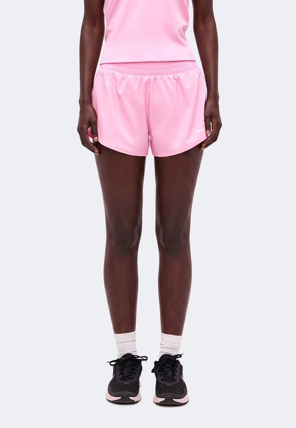 Nike Performance W NK ONE DF MR 3IN BR SHORT - Sports shorts - pink rise/white