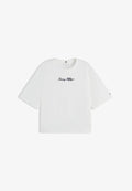 Tommy Hilfiger CLASSIC SCRIPT TRAPEZE TEE - Basic T-shirt - ecru