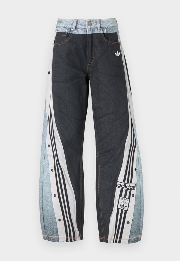 adidas Originals ADIBREAK - Baggy Jeans - light denim black
